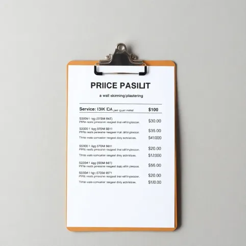 cennik szpachlowanie scian