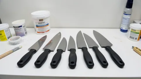 profesjonalne narzędzia do szpachlowania