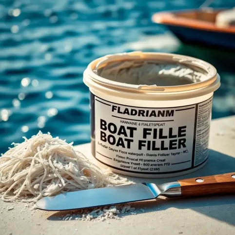 Szpachla z włóknem szklanym do łodzi