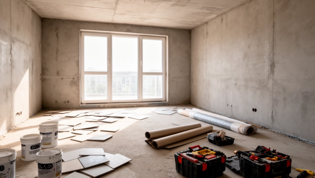 średni koszt wykończenia mieszkania